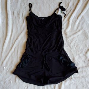 Bebe black romper